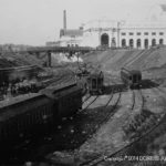 Taken in 1906-1907, this was the up-track view from the old B&O station.  In effect the main line of the old B&O is almost on  top of WMATA's REd Line today. The west side of Union Station stands ready for operation. Photo from Lee Rogers Collection.