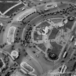 Army Air Corps View of Union Station's Columbus Plaza March 4, 1933 (FDR's Inaugural). Lee Rogers Photo Collection